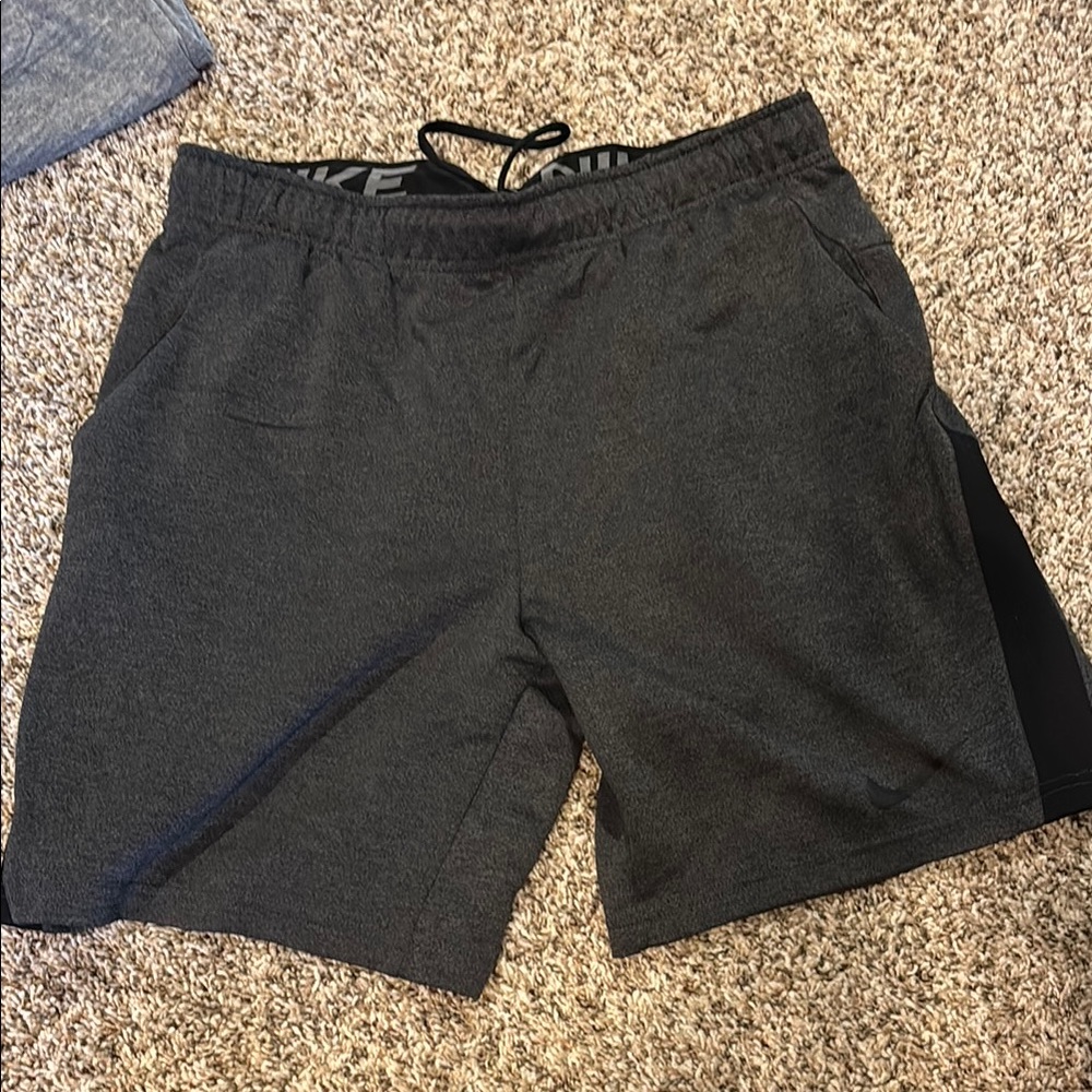 Nike Black Athletic Shorts with Elastic Waistband